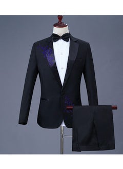 اشتري New Fashionable Slim Fit Suit Set في السعودية