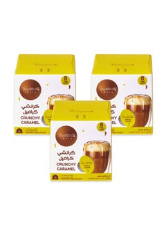 Buy Dallaspresso Crunchy Caramel Chai Latte Karak, Dolce Gusto Compatible, 3 Pack, 24 Capsules in UAE