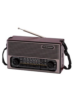 اشتري Microdigit Bluetooth Portable Radio MD012R AM/FM/SW/3 Band Portable Radio With Rechargeable Battery في السعودية