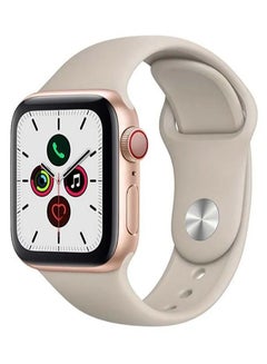 Buy Apple Watchband 41mm/40mm/38mm Silicone Strap for Apple Watch All Series Cream in UAE