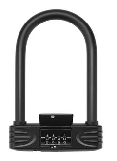 اشتري Bike U Lock - 16mm Bike Locks Heavy Duty Anti Theft with U Lock Shackle, Bike Lock Combination for Road Bike, Mountain Bike and Electric Bike في السعودية