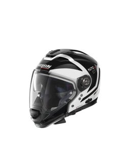 اشتري Nolan Helmet Crossover N70-2 GT GLARING N-COM 49 Metal White Medium في الامارات