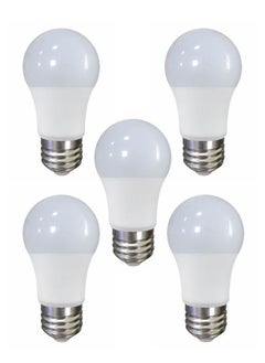 Buy Pack Of 5 LED GLS Lights Bayonet Cap BC, 9watt 850LM Bulbs, 6500K Cool White, A60 E27 B22 Energy Saving Not Dimmable Globe Lamps For Bedroom Downlight Table Lamp Chandelier Hallway Ceiling Lamp etc. in UAE