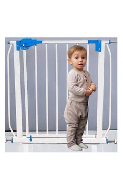 اشتري Baby 75-82cm AutoClose Baby Safety Gate Passage,  Double Locking Mechanism, Child Safety, Stair & Kitchen Gate, Barrier, Fence for kids and pets في الامارات