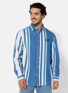 Buy Striped Denim Shirt in Saudi Arabia