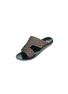 اشتري 008-3563 Barjeel Mens Arabic Sandals 63102 Brown في الامارات