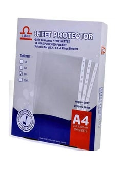 اشتري Sheet Protector A4 Box 50 micron 100pcs في الامارات