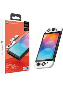 اشتري Supreme Tempered Glass Screen Protector [2 PACK] Duo Set for Nintendo Switch OLED with Dust Free Omni Technology في الامارات