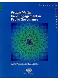 Buy World Public Sector Report : People Matter, Civic Engagement In Public Governance, 2008 - Paperback in Saudi Arabia