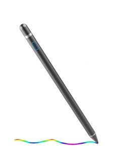 اشتري قلم رقمي ذو نقطة دقيقة وقلم نشط لشاشات اللمس، متوافق مع أجهزة الكمبيوتر اللوحية والهواتف (أسود) في الامارات