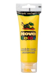 Buy Nova Turkish Acrylic Color Tube 75mm yellow in Egypt