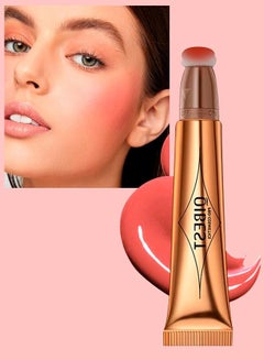Buy Makeup Pen Soft Cream Blush Makeup Liquid Blush for Cheeks Weightless Long Wearing Smudge Proof Natural Looking Dewy Finish Skin Tint Blush Makeup Stick (#03) in UAE