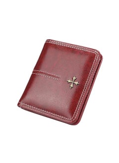 اشتري Leather Wallet Red في الامارات