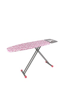 اشتري Royalford Ironing Board RF11914 Ironing Table with Monoblock Metal Base Ironing Table with Iron Rest and Adjustable Height Mechanism Heat Resistant 100% Cotton Cover Non-Slip Legs في الامارات