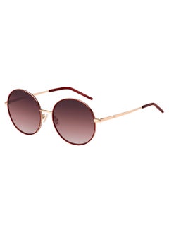 اشتري Women's UV Protection Round Sunglasses - Boss 1593/S Gold Millimeter - Lens Size: 54 Mm في السعودية