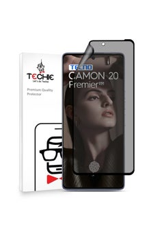 Buy Techie Full Cover Explosion-Proof Matte Ceramic Privacy Film Screen Protector for Tecno Camon 20 Premier in Saudi Arabia