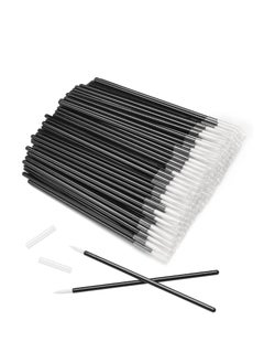 Buy 100 PCS Disposable Eyelash Mascara Brushes Makeup Brush Wands Applicator Makeup Kits, Disposable Eyeliner Brush, Convenient and quick makeup in UAE