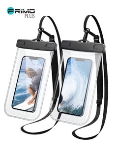 Buy Waterproof Mobile Phone Case Up To a Depth Of 30 Meters, Suitable For Large Phones Up To 7.2 Inches, Clear in Saudi Arabia