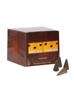 اشتري Sandalwood  Dhoop Cone 15 Piece Agarbathi Incense Pack of 12 في الامارات