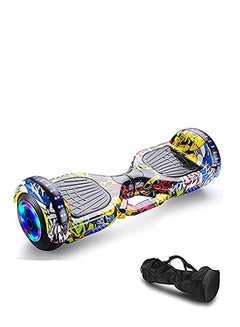 اشتري 6.5 inch self-balancing hoverboard two-wheel self-balancing scooter with LED light hoverboard for kids and adults في الامارات
