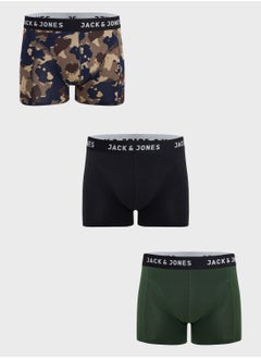 Buy 3 Pack Logo Band Trunks in UAE