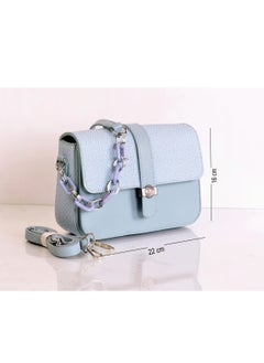 Buy Women's handbag with adjustable handle with modern fixed handle in Egypt