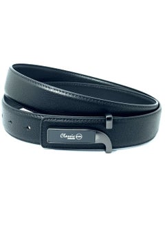 اشتري Classic Milano Genuine Leather Belt men Profile Plate Belts for men ED103 SZBK35153 Mens belt by Milano Leather في الامارات