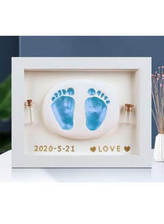 Buy Baby Footprint and Handprint Kit Clay Picture Frame for Newborn Baby Shower New Mom Gift Baby Keepsake Registry for Baby in UAE