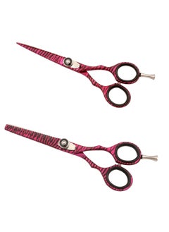 اشتري Tips&Toes Haircutting Scissors Set Professional Barber Scissors set 6 Inch Thinning Scissors Set Hairdressing Scissors Set for Men, Women Hair Cutting Shears for Hairdressers Scissors Kit في الامارات