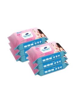Buy Spongee Baby Wet Wipes 150 X 200 Mm 72 Wipes;Pack (White 432 Wipes) Pack Of 6 in Saudi Arabia