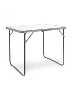 Buy Heavy Duty Foldable Table Ideal For Crafts, Outdoor Events, Picnic Table, BBQ Party, Camping Table, Convenient to Carry With Handle, Lightweight, Portable Table 50X70CM Folding Table in UAE