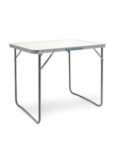 Buy Heavy Duty Foldable Table Ideal For Crafts, Outdoor Events, Picnic Table, BBQ Party, Camping Table, Convenient to Carry With Handle, Lightweight, Portable Table 50X70CM Folding Table in UAE