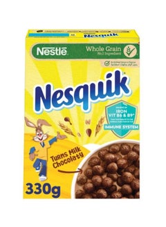 اشتري Nesquik Chocolate Breakfast Cereal Pack 330g 15% off في الامارات