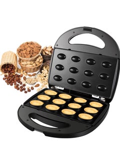 Buy Jamaki Walnut Cookie Maker 1000 Watt Easily Makes 12 Pieces Non-Stick Sheets - JMK 2009 in Egypt