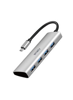 Buy Alpha 4 In 1 USB-C Hub A440 - Gray in UAE