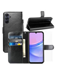 Buy Wallet Leather Case for Samsung Galaxy A25 5G Phone, Flip Cowhide PU Leather Credit Card Slot Holder, Folio Flip Case (A25 5G) in UAE