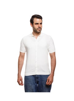 Buy Coup - Woven Polo-Shirt with Short Sleeves in Saudi Arabia