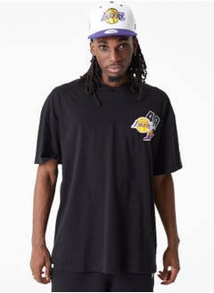 اشتري Los Angeles Lakers Arch Wordmark Oversized T-Shirt في الامارات