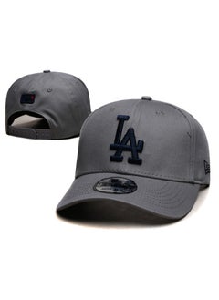 Buy New Era Los Angeles Dodgers sun hat, mesh cap, outdoor men's and women's sport duckbill cap, dark gray in UAE