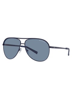 اشتري Unisex Polarized Pilot Shape Metal Sunglasses 2002 - Lens Size: 61 Mm - Matte Blue في السعودية