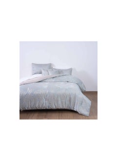 اشتري Rosemarie 5-piece Comforter Set 240x260cm - Blue في الامارات