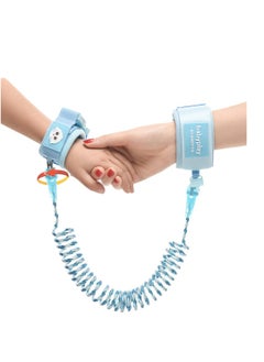 Buy Anti-Lost Traction Rope/Locked Anti-Lost Child Safety Wristband,360 Degree Rotating Joint Reflective Anti-Lost Bracelet Anti Lost Belt Child 59inch (Blue) in UAE