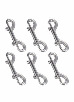 Buy Double Ended Bolt Snap Hooks, Stainless Steel Double End Heavy Duty Trigger Snaps for Water Bucket/Dog Leash/Pet Feed Bucket/Pet Hammock and More, Pack of 6(3.5inch) in Saudi Arabia