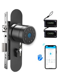 Buy Smart Door Lock Security Door Lock Fingerprint Door Lock Knob LVD-12 in Saudi Arabia