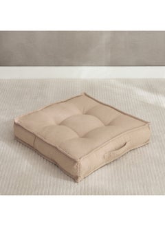 Buy Atlanta Ezra Ribbed Floor Cushion 48 x 10 x 48 cm in UAE