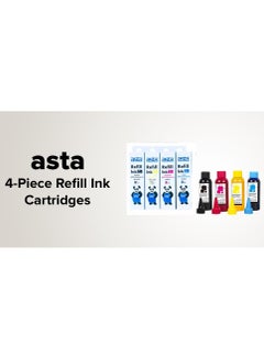 Buy 4-Piece Refill Ink Toner (HP/EPSON/CANON) in Saudi Arabia
