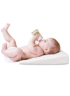 Buy Baby Wedge Pillow, Soft Crib Wedge Pillow With Washable Cover, Feeding Pillows for Reflux Baby Sleep, GERD, Breathing Difficulty in UAE