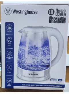 Buy Electric Glass Kettle , 1.8 L Capacity in UAE