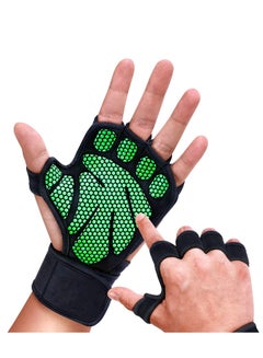 اشتري Weight Lifting Gloves - Non-Slip Silicone Padding Workout Gloves for Men and Women M في الامارات