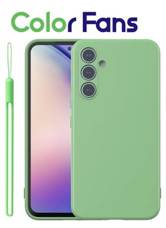 اشتري Case for Samsung A54 5G Silicone Cover Soft Green في الامارات